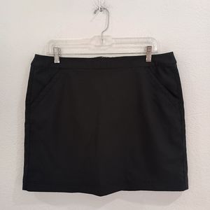 PGA Tour Black Athletic Skort